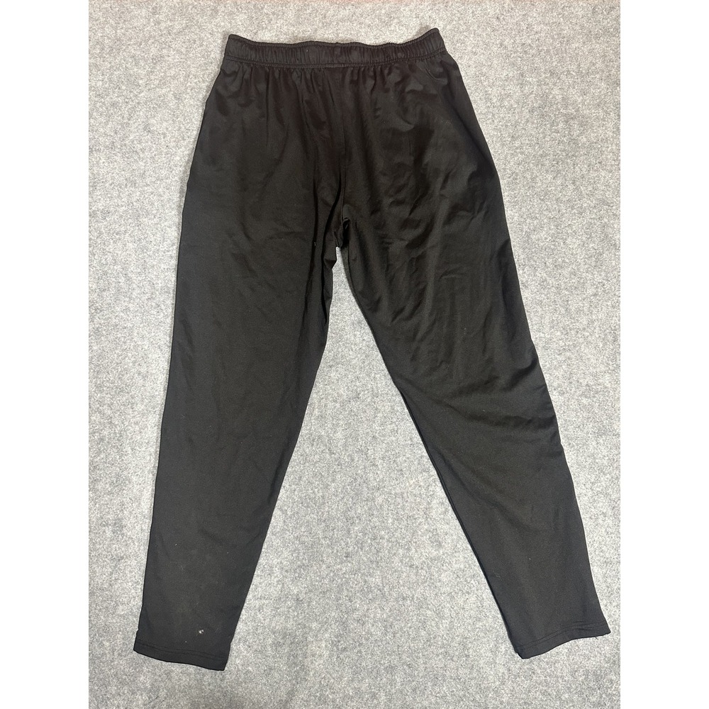Champion Athletic Track Pants Large Black Performance Drawstring Zip Ankle - Picture 2 of 12
